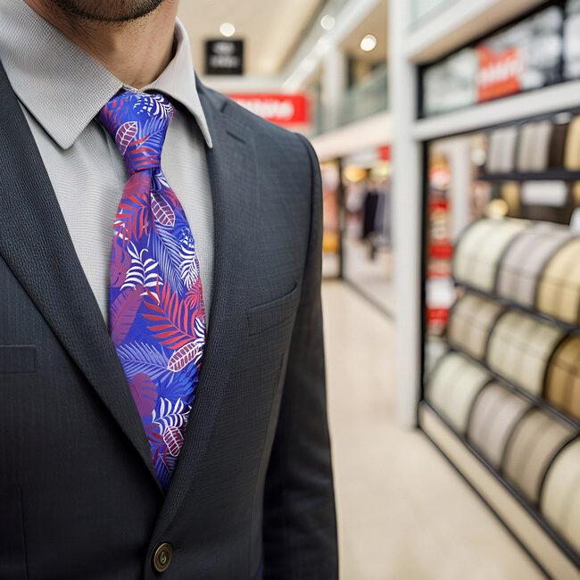 shlax & wing A91 Blue Red Abstract Mens Necktie Pocket Square Set Wedding Fashion Extra Long Size Brand New Dress Tienda de fábrica