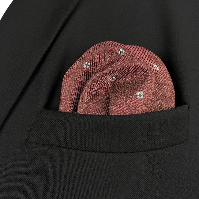 shlax & wing HH16 Brown Floral Mens Pocket Square Silk Fashion Hanky Groom Handkerchief Classic Dress Wedding En línea