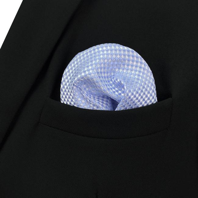 shlax & wing EH25 Lavender Solid Purple Silk Mens Pocket Square Wedding Fashion Handkerchief Novelty Dress Hanky Rebajas de fábrica