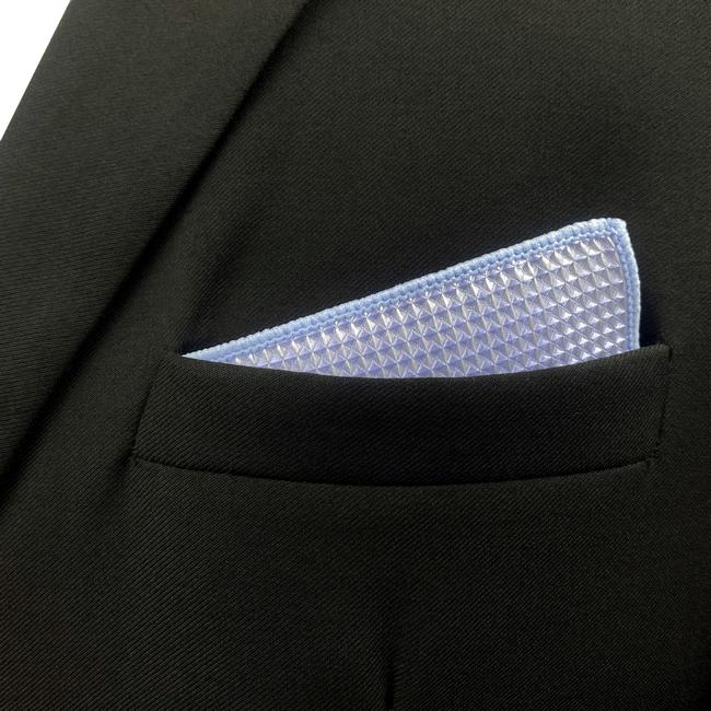 shlax & wing EH25 Lavender Solid Purple Silk Mens Pocket Square Wedding Fashion Handkerchief Novelty Dress Hanky Rebajas de fábrica