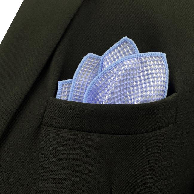 shlax & wing EH25 Lavender Solid Purple Silk Mens Pocket Square Wedding Fashion Handkerchief Novelty Dress Hanky Rebajas de fábrica