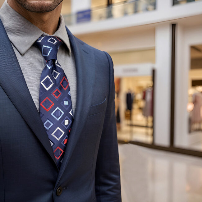 shlax & wing B33 Navy Blue Checkes Mens Neckties Pocket Square Set Classic Fashion Business Extra Long Size Groom En oferta