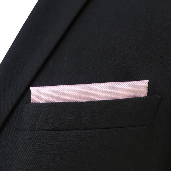 shlax & wing FH8 Baby pink Solid Silk Mens Pocket Square Wedding Brand New Handkerchief Classic Fashion Hanky Los más vendidos