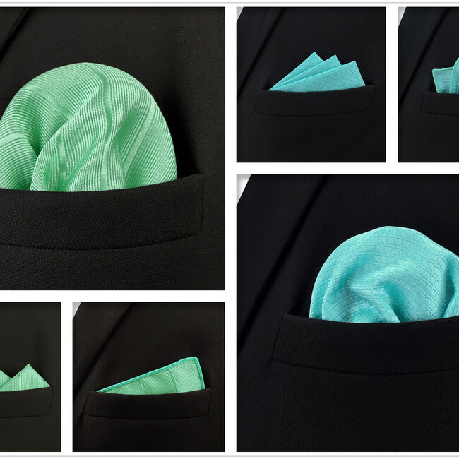 shlax & wing 5 Pieces Mens Pocket Square Set Brand New Gift Classic Acceossories Handkerchiefs 5-22 ÚLTIMAS EDICIONES