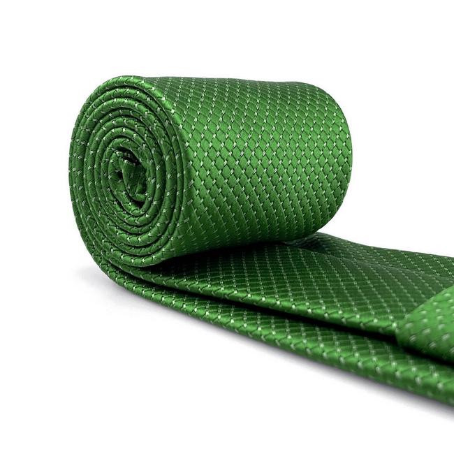 shlax & wing B50 Green Solid Mens Necktie Set Fashion Pocket Square Classic Extra Long Size Wedding Ahorra y exporta