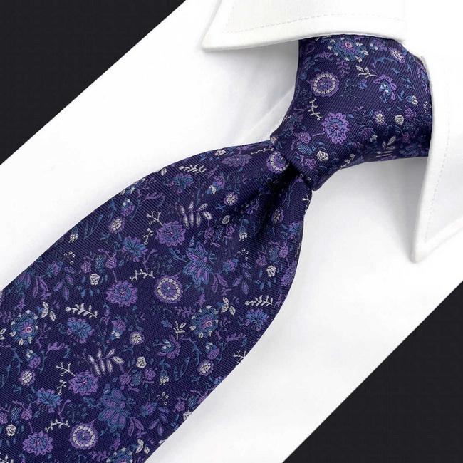 shlax & wing B52 Purple Floral Mens Neckties Pocket Square Set Classic Dress Party Fashion Extra Long Size Wedding 2025