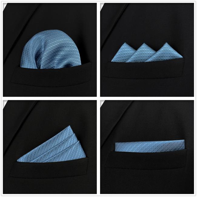 shlax & wing 5 Pieces Assorted Fashion Mens Pocket Square Classic Handkerchiefs Set 2-65 Últimos 2 días
