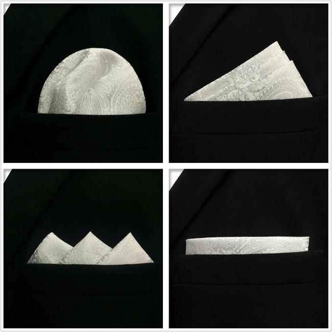 shlax & wing 5 Pieces Mens Pocket Square Assorted Fashion Gift Classic Handkerchiefs Set 1-68 Promoción por tiempo limitado