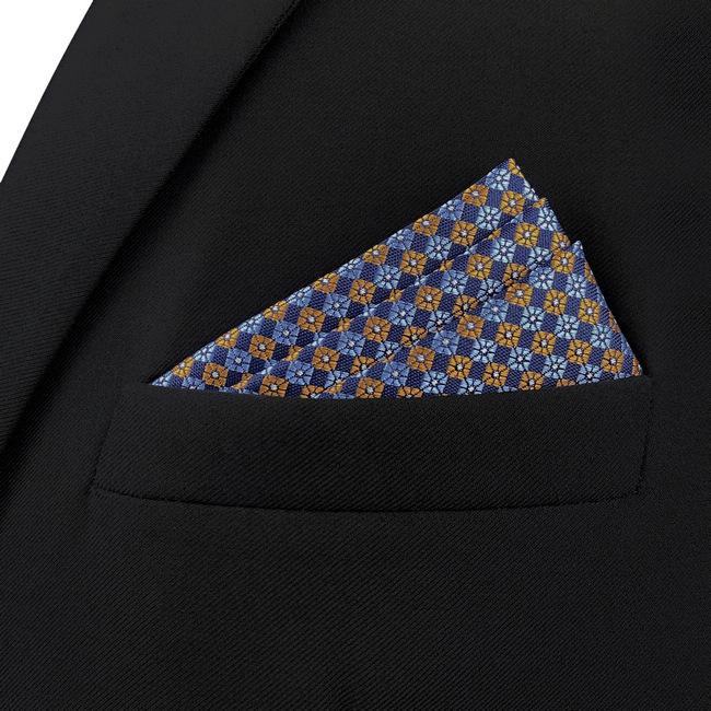 shlax & wing AH68 Multicolor Floral Mens Pocket Square Fashion Groom Dress Gift Handkerchief Oferta exclusiva