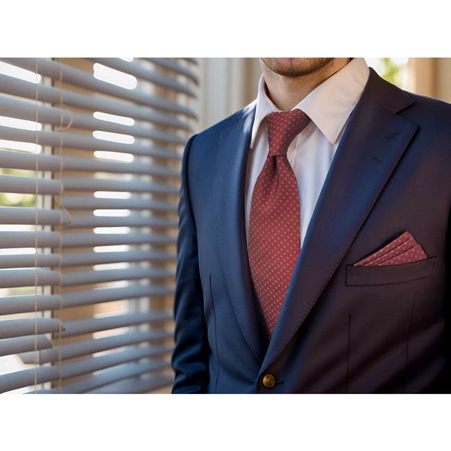 shlax & wing B64 Red Dots Mens Neckties Pocket Square Set Classic Fashion Wedding Extra Long Size Party Ofertas de temporada