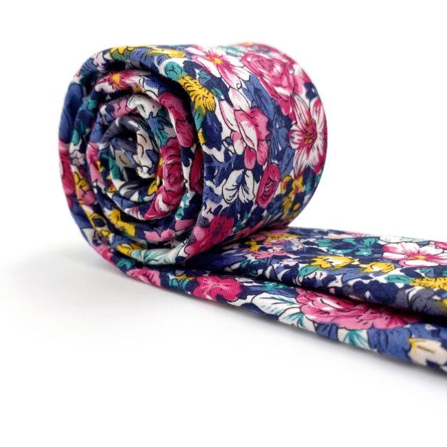 shlax & wing Men’s Skinny Necktie Multicolor Floral Fashion Cotton 6cm Gift Wedding Party Casual Gravatas Rebajas