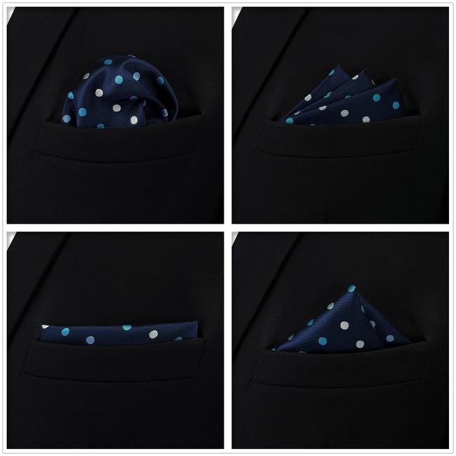 shlax & wing 5 Pieces Assorted Fashion Mens Pocket Square Classic Handkerchiefs Set 1 Envío gratis