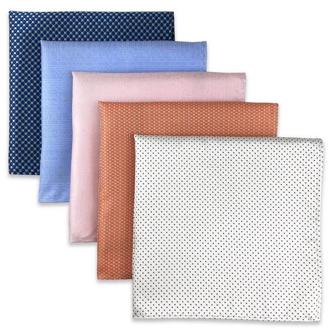 shlax & wing 5 Pieces Assorted Fashion Mens Pocket Square Classic Handkerchiefs Set 1-66 Últimos 3 días