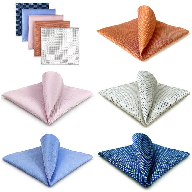 shlax & wing 5 Pieces Assorted Fashion Mens Pocket Square Classic Handkerchiefs Set 1-66 Últimos 3 días