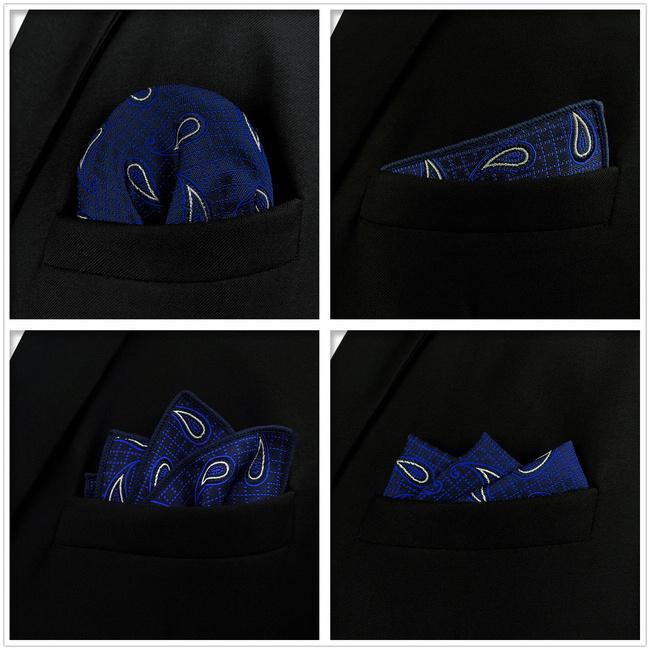 shlax & wing 5 Pieces Assorted Fashion Mens Pocket Square Classic Handkerchiefs Set 62 Últimos 2 días