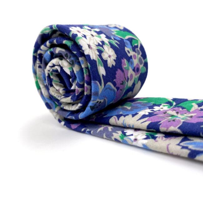 shlax & wing Multicolor Floral Men’s Skinny Necktie Fashion Cotton 6cm Gift Wedding Party Classic Descuentos del mes
