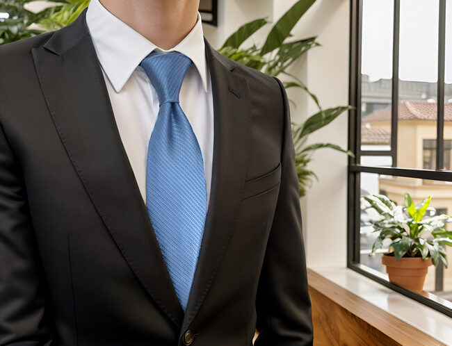 shlax & wing H28 Blue Solid Men Necktie Set Silk Fashion Ties for male Wedding Extra Long Size 63″ Gift Hanky Ofertas especiales