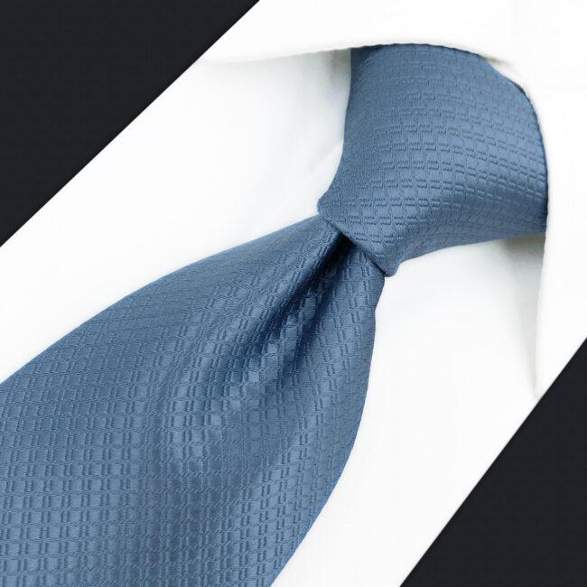 shlax & wing H28 Blue Solid Men Necktie Set Silk Fashion Ties for male Wedding Extra Long Size 63″ Gift Hanky Ofertas especiales