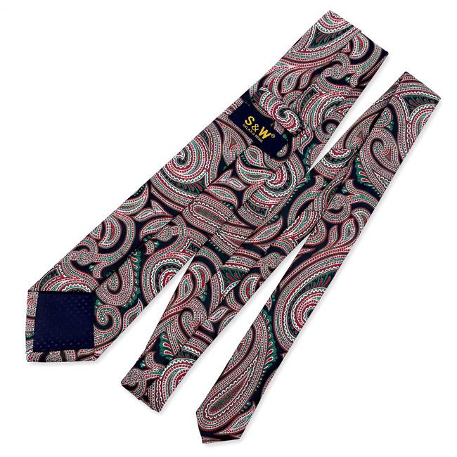 shlax & wing D8 Paisley Multicolor Mens Necktie Silk Wedding Classic Extra long size 63″ Brand New Fashion Ties for male Hanky Grandes ahorros