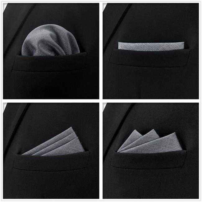 shlax & wing 5 Pieces Mens Pocket Square Set Assorted Fashion Handkerchiefs 1-48 Rebajas baratas