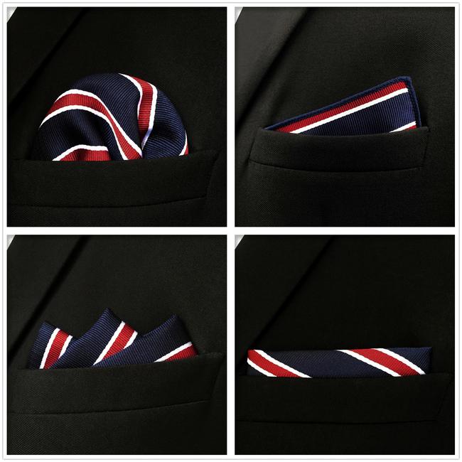 shlax & wing Mens Pocket Square Set 5 Pieces Assorted Classic Handkerchiefs 2-48 Los más vendidos