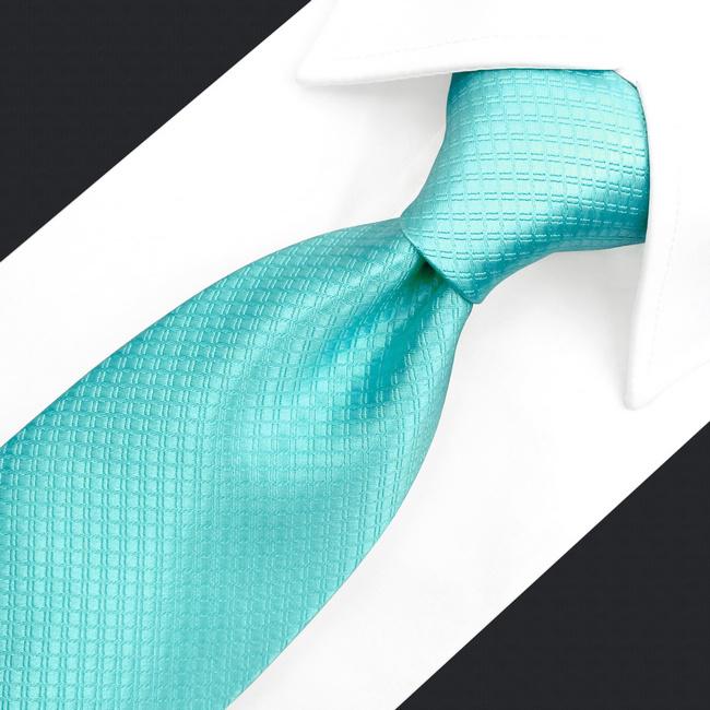 shlax & wing C34 Aqua Solid Silk Mens Necktie Classic Brand New extra long size Fashion Wedding Acceossories Hanky COMPRAR AHORA