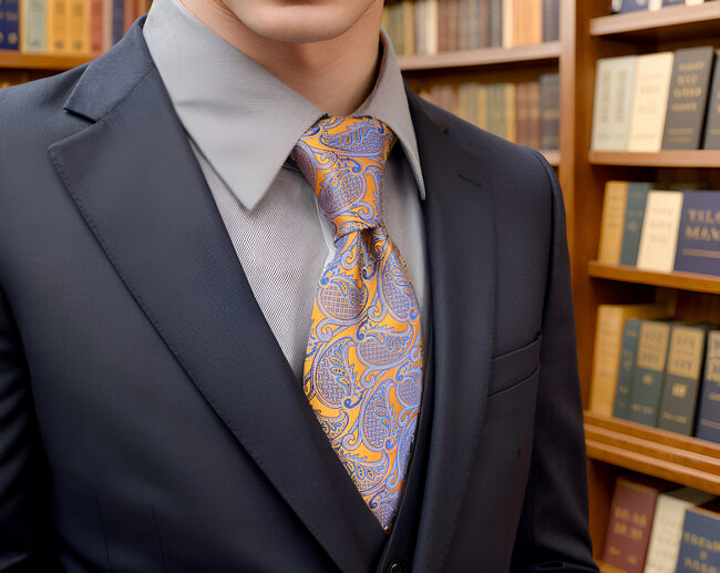 shlax & wing U26 Paisley Wedding Gold Blue Mens Necktie Ties 100% Silk Jacquard Woven Oferta especial de fábrica