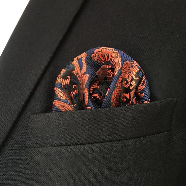 shlax & wing FH12 Multicolor Geometric Mens Pocket Square Classic Fashion Handkerchief Acceossories Wedding Oferta exclusiva