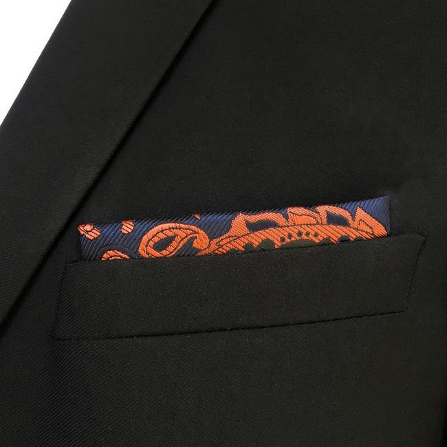 shlax & wing FH12 Multicolor Geometric Mens Pocket Square Classic Fashion Handkerchief Acceossories Wedding Oferta exclusiva