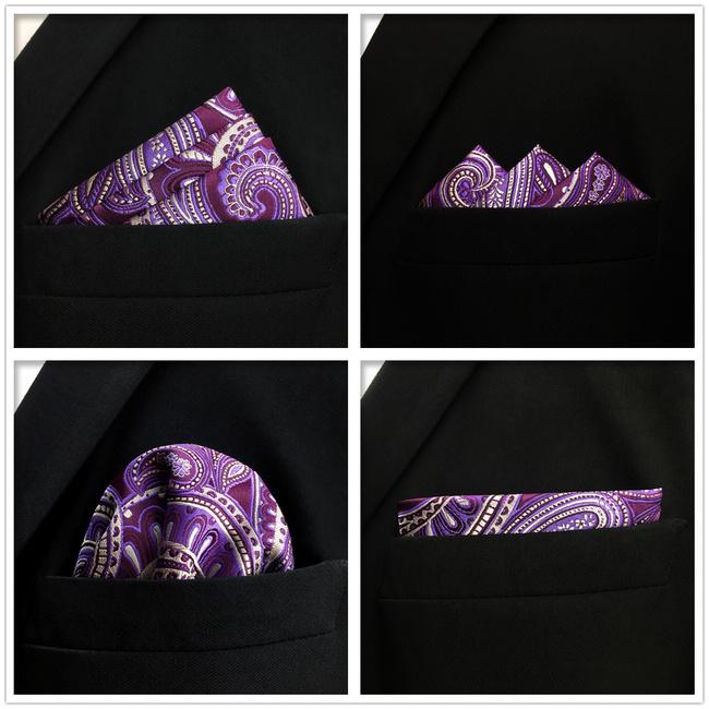 shlax & wing 5 Pieces Assorted Mens Pocket Square Fashion Classic Handkerchiefs Set 1-39 Precio ultrabajo