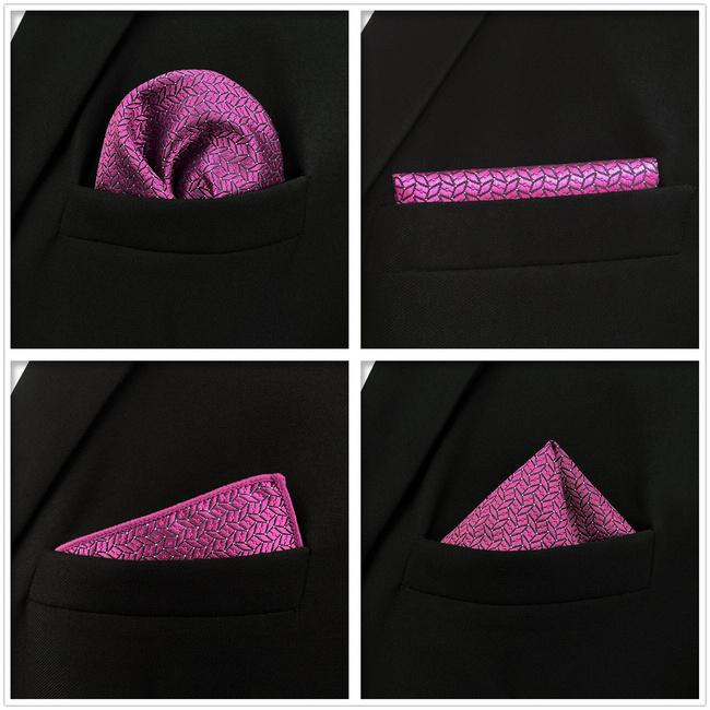 shlax & wing 5 Pieces Assorted Mens Pocket Square Fashion Classic Handkerchiefs Set 1-41 2025