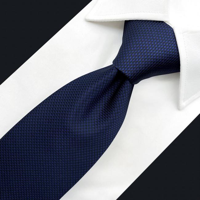 shlax & wing Y25 Navy Solid Handmade Jacquard Woven Classic Men Necktie Tie Bow tie Pocket Square Cufflinks Set Ofertas
