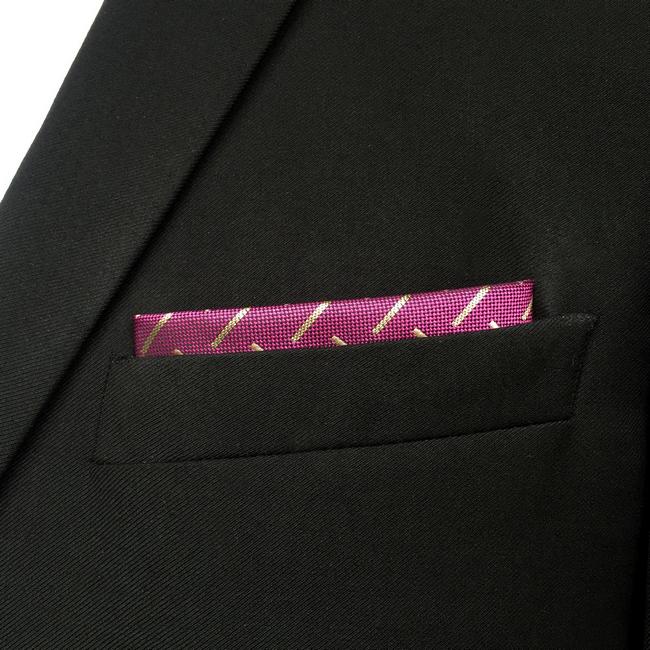 shlax & wing FH17 Pink Abstract Mens Pocket Square Classic Fashion Handkerchief Acceossories Wedding Rebajas baratas