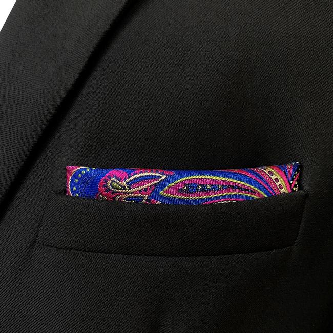 shlax & wing JH2 Multicolor Geometric Mens Pocket Square Wedding Fashion Handkerchief Party Classic Hanky Accessories Envío internacional gratuito