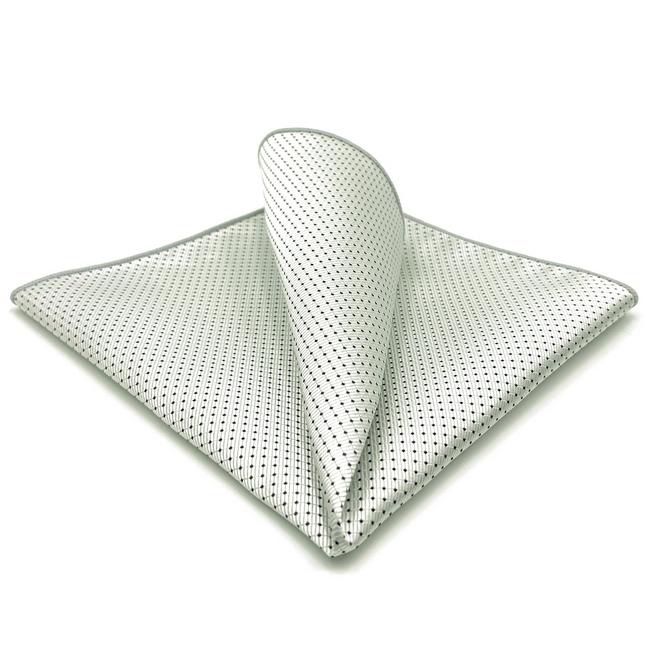 shlax & wing JH21 White Polka Dots Mens Pocket Square Classic Fashion Party Business Tienda de fábrica