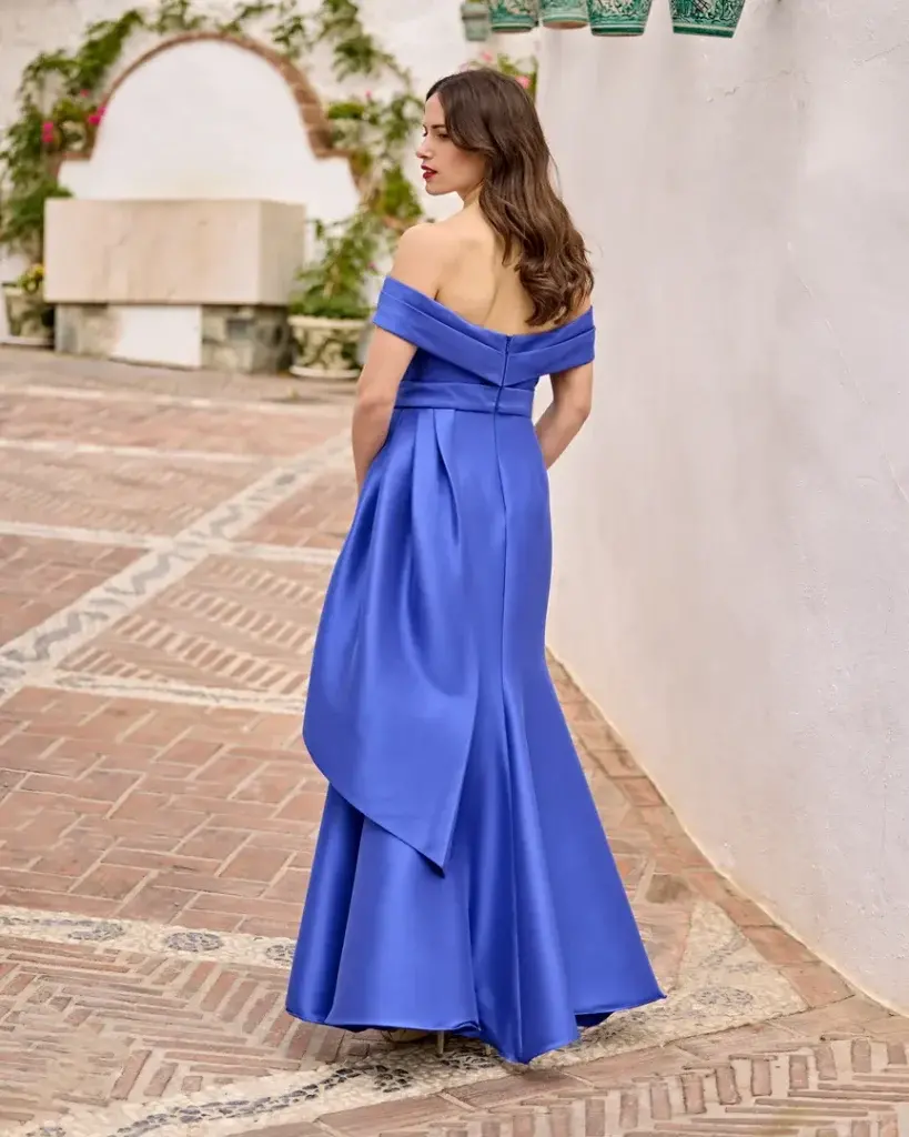 sñ sonia peña Ref: 1250088 Conjunto vestido largo y chal Venta caliente
