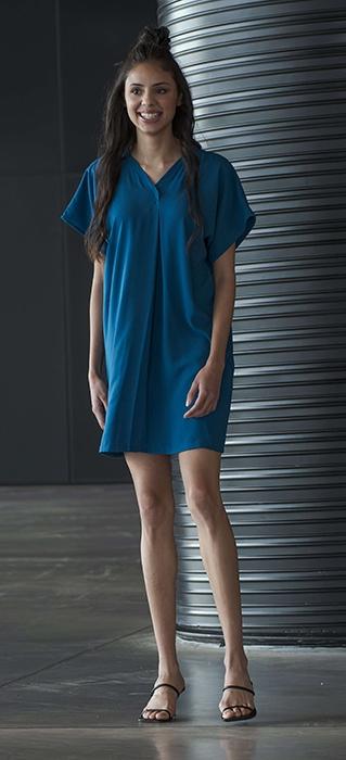 susana escribano Vestido casual azul electrico. Rebajas Promoción trimestral