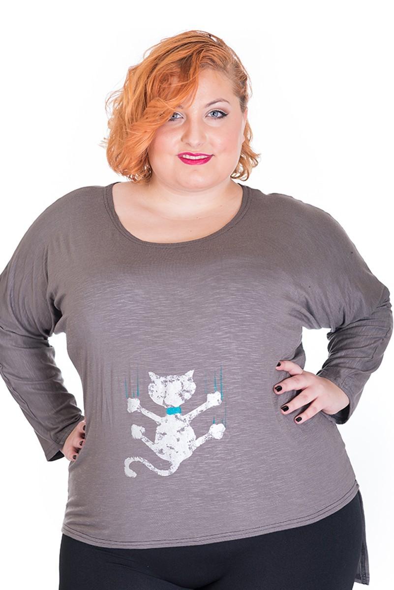susana escribano Camisetas con gatos mujer chulas talla grande Envío internacional gratuito