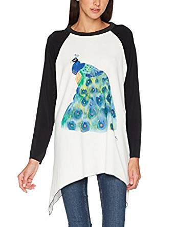 susana escribano Camiseta mujer larga. Con dibujo Tienda de fábrica