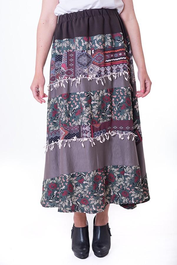 susana escribano Falda estilo boho. Colores Ofertas especiales