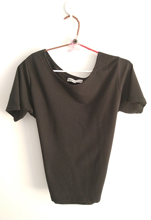 susana escribano Patron camiseta negra + tejido algodon Rebajas online
