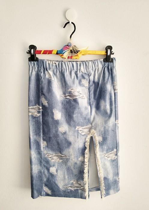susana escribano Patron falda ajustada + tejido tejana denim Envío gratis