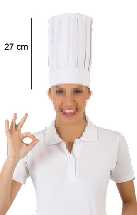 susana escribano Gorro alto de Chef personalizado. Con delantal. Envio GRATIS Promoción trimestral