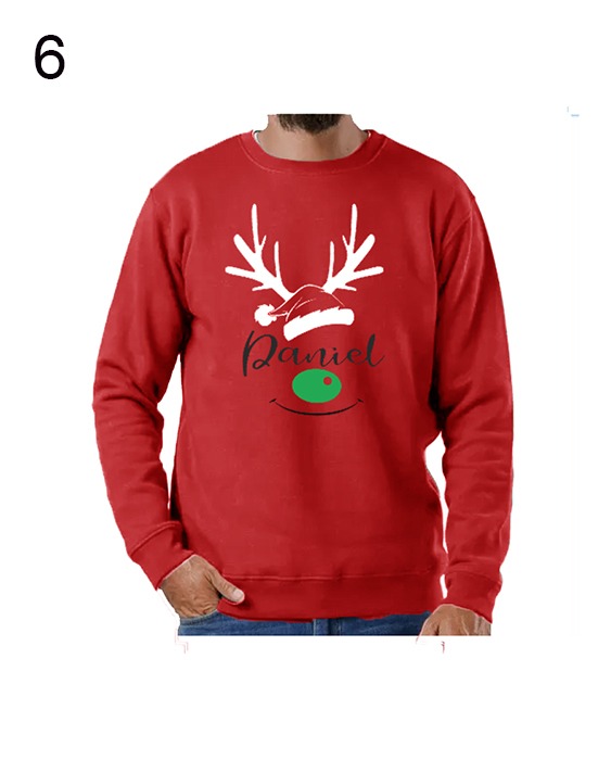 susana escribano Sudadera navideña para mujer hombre niño Personalizada Superdescuento