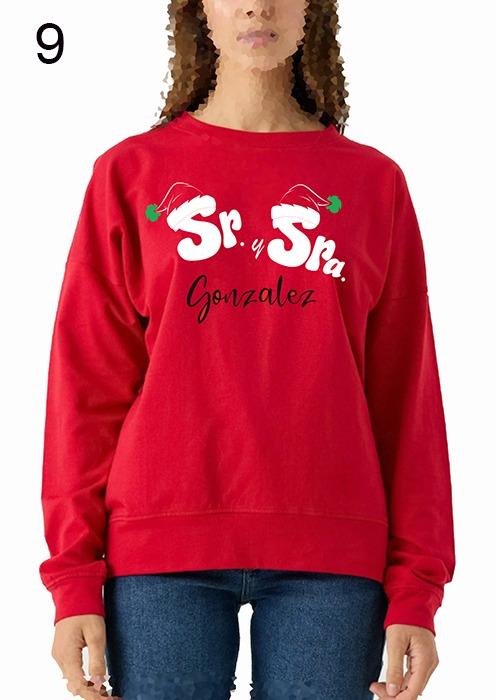 susana escribano Sudadera navideña para mujer hombre niño Personalizada Superdescuento