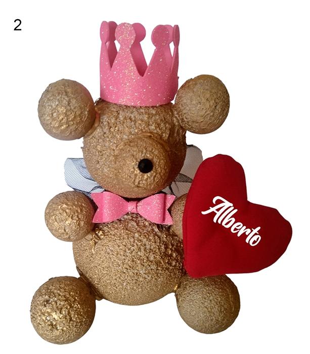 susana escribano Oso Amoroso corazon personalizado regalo dia de la madre Limitado a 3 días