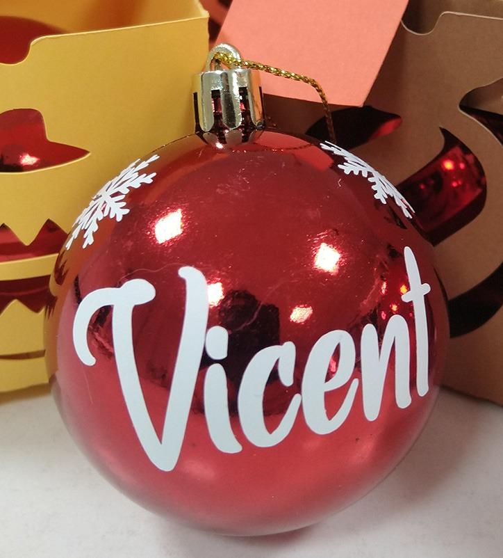 susana escribano Bolas de navidad personalizadas para familia Rebajas de fin de temporada