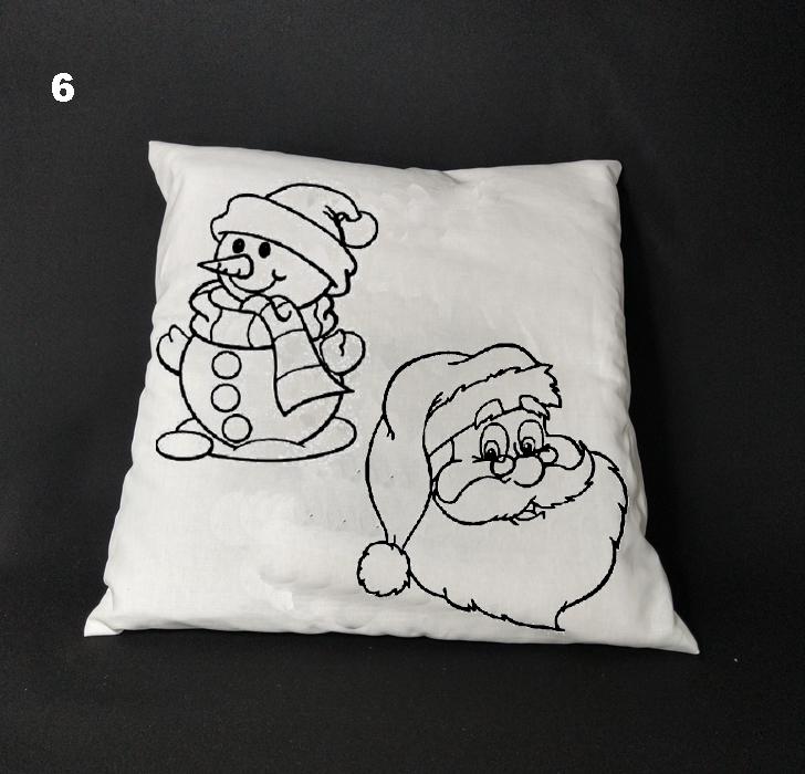 susana escribano Regalo para niños Navidad. Cojin para colorear 2025
