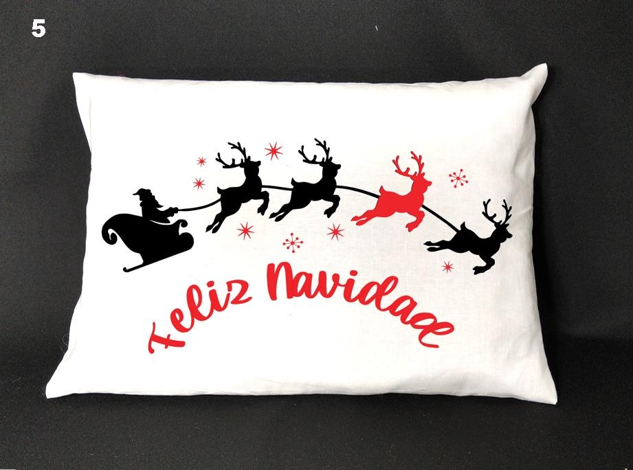 susana escribano Funda cojín 35×50 – Cojin reno de navidad Outlet