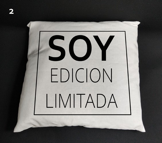 susana escribano Funda cojín 50×50 – Color Blanco. Cojin con frase Venta caliente